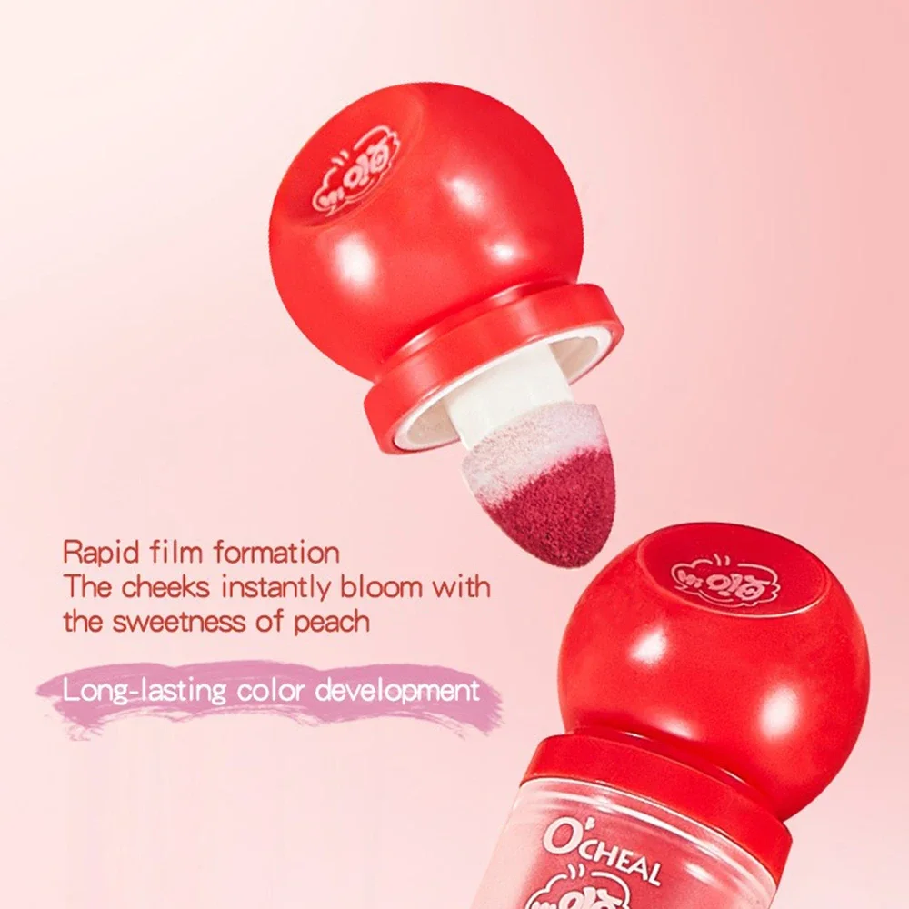 Fard liquido a lunga durata dall'aspetto naturale, facile colore, stick per labbra e guance/sombra fard, compatto e portatile per il trucco quotidiano