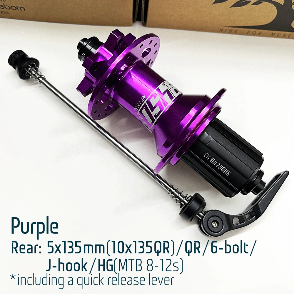 Koozer 450 rear HG MS XD 8-12s Speed 120 Clicks 28H 32 Hole Cr-Mo