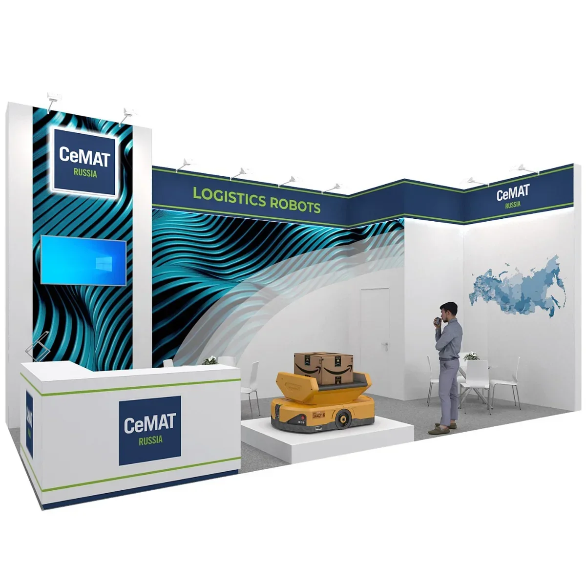 

Participation in the exhibition of AGV robots in Russia