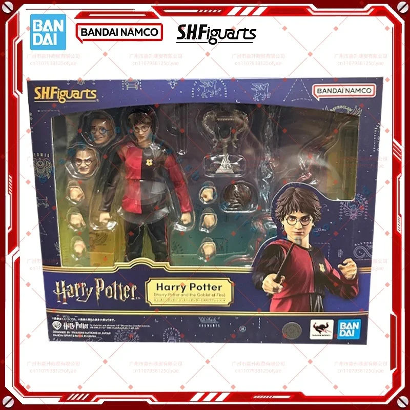 

In Stock Genuine Bandai Harry Potter Model Kit SHF Harry Potter The Goblet of Fire Anime Action Figure Collection Finished Model