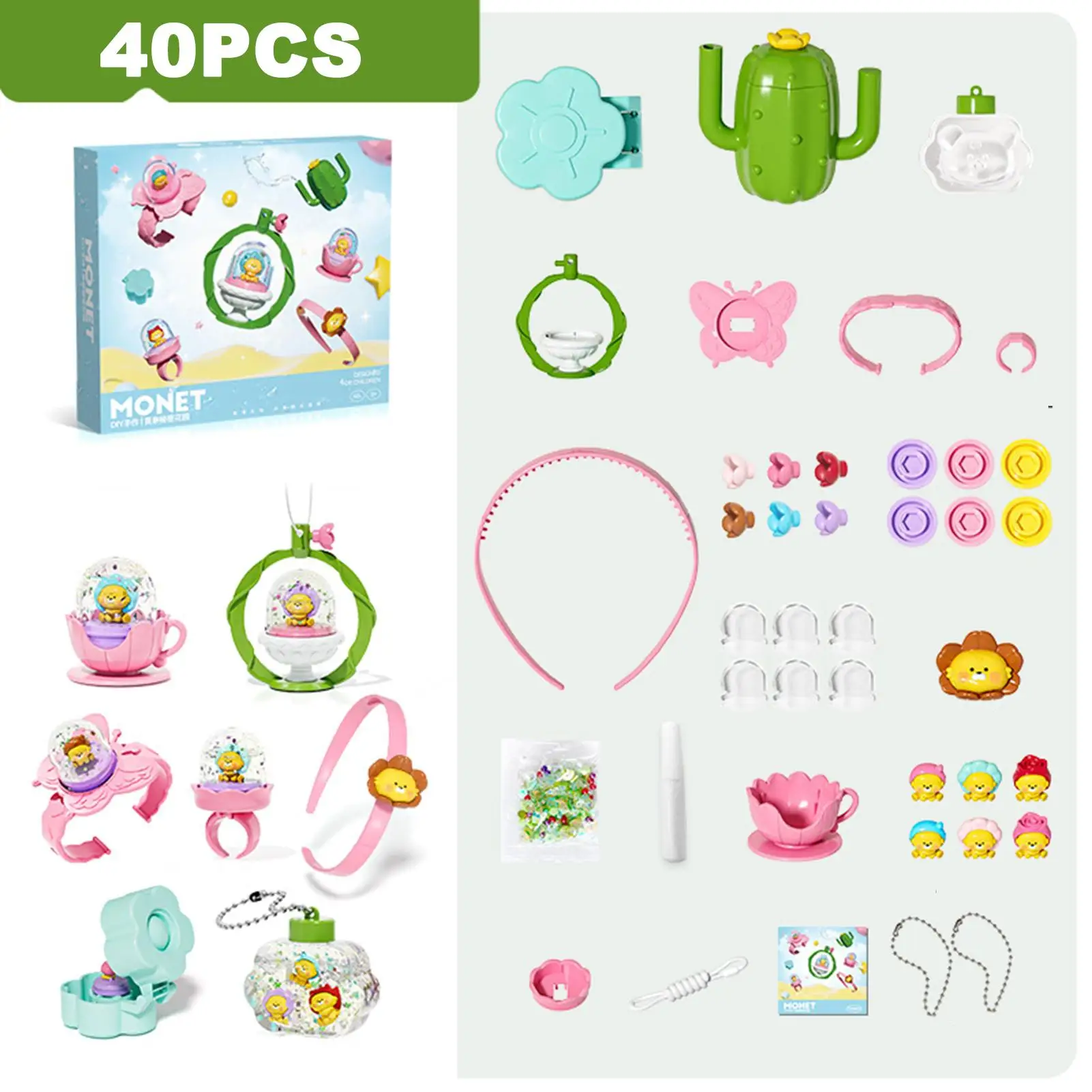 Teen Girl Bracelet Making Kit Pendant Toy Set Ring Pendant Fun Handmade For Kids Girls Children Gift Creative Craft Activities