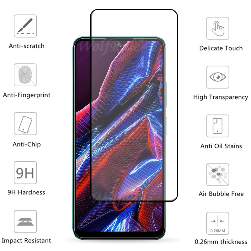 4-in-1 For Poco X5 5G Glass Xiaomi Poco X5 Tempered Glass Full Cover Glue 9H Screen Protector Poco X 5 X5 X3 X4 Pro Lens Glass