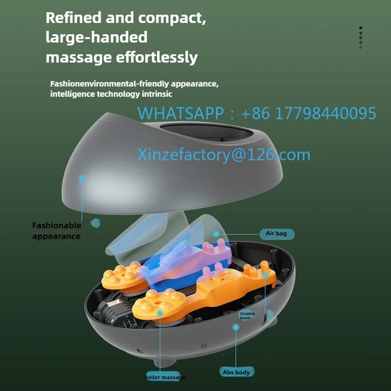 تخصيص الهدايا آلة تدليك القدم العجن المنزلية الكهربائية الأسطوانة العجن التدفئة أقدام جميلة وسادة هوائية ملفوفة بالكامل
