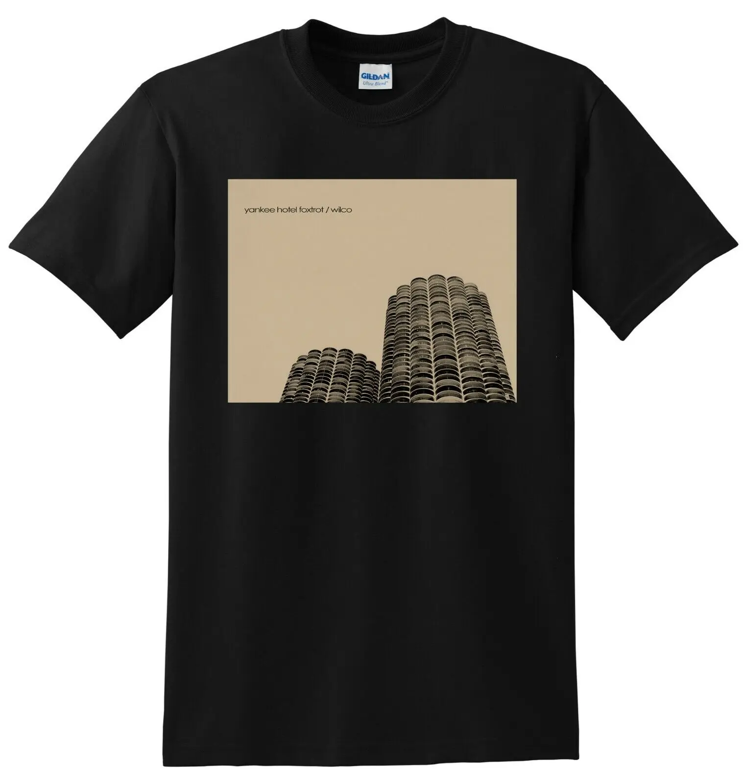 WILCO T SHIRT yankee hotel foxtrot vinyl cd cover SMALL MEDIUM LARGE or XL