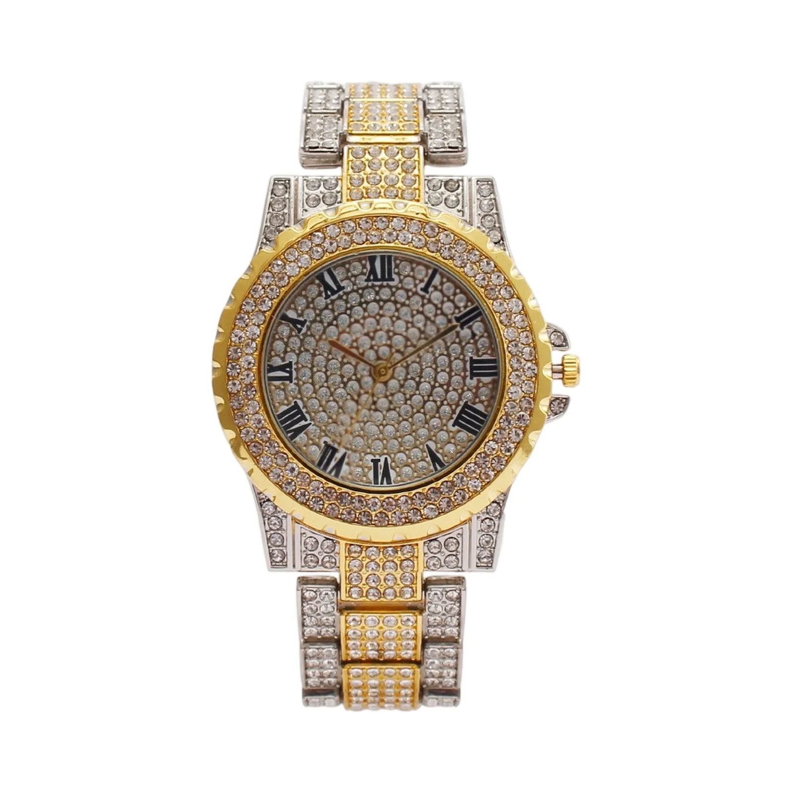 

Женские кварцевые часы с бриллиантами, модные роскошные наручные часы с римскими цифрами и циферблатом, ремешок из нержавеющей стали, деловые часы, подарок для нее, дизайн