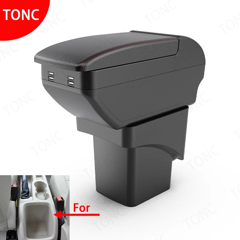 For Ford Focus 2 Armrest box For Ford Focus mk2 Car Armrest Car accessories Interior details Retrofit parts Storage box USB