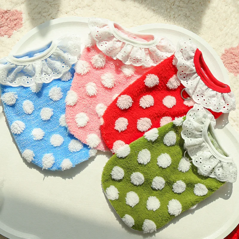 

Cat Winter Clothes Kitty Warm Vest Fleece Sweater for Small Medium Dog Chihuahua Coat French Bulldog Outfits Soft Puppy Costume