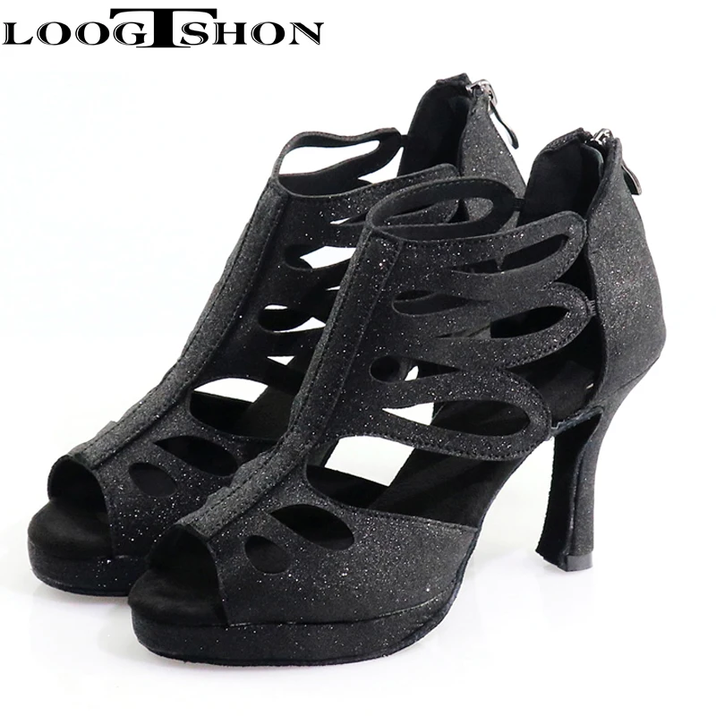 LOOGTSHON Latin water platform dancing shoes woman fashion shoes High Heels Jazz Shoes heels for girls women\'s platform shoes...