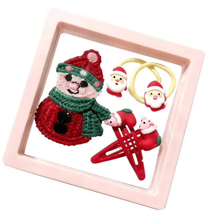 

Cartoon Hair Clip For Infants Festival Color Hair Cord For Holiday Celebrations 15UB