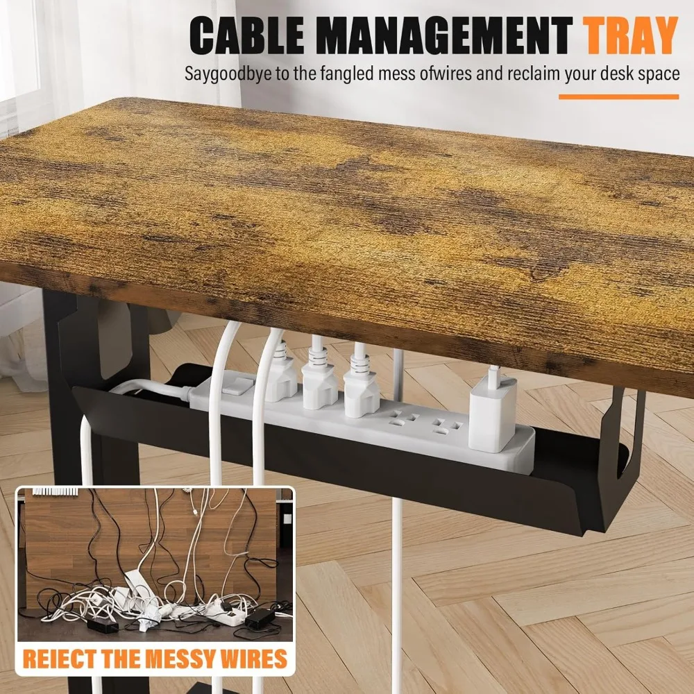 Escritorio eléctrico de altura ajustable, escritorio compacto con soporte para sentarse de 35 x 20 para oficina en casa, niños y necesidades informáticas