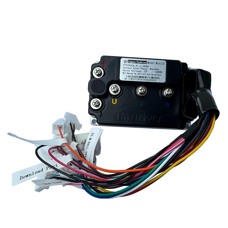 Free Shipping Smart Mini12 72260 48V-72V 80A Peak 260A 500W-2KW Fardriver Controller