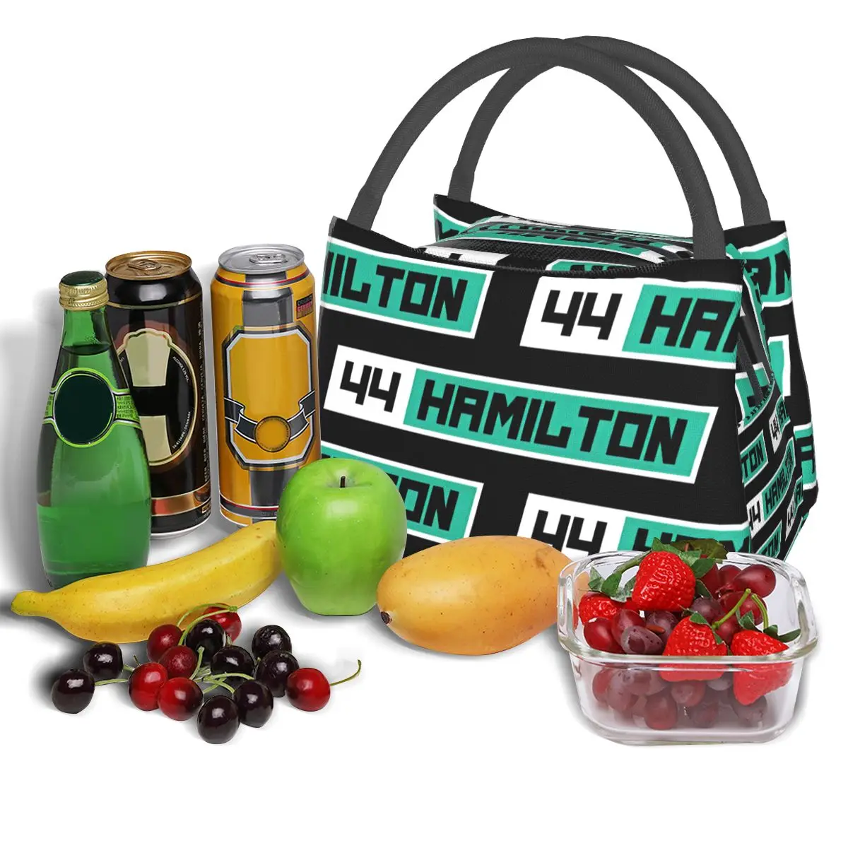 Lewis Hamilton 44 F1 Driver Portable insulation bag for Cooler Food Office Pinic Container