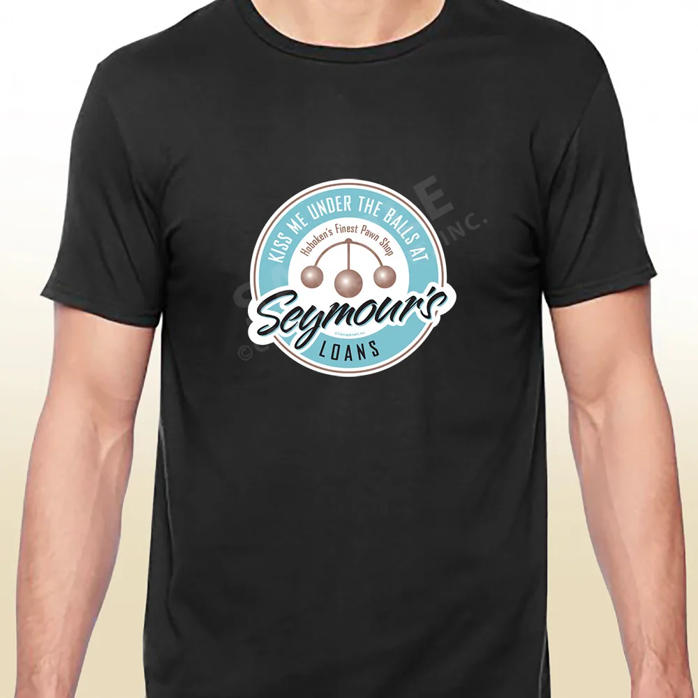 

Kiss Me Under the Balls at Seymour's Pawn Shop T-Shirt