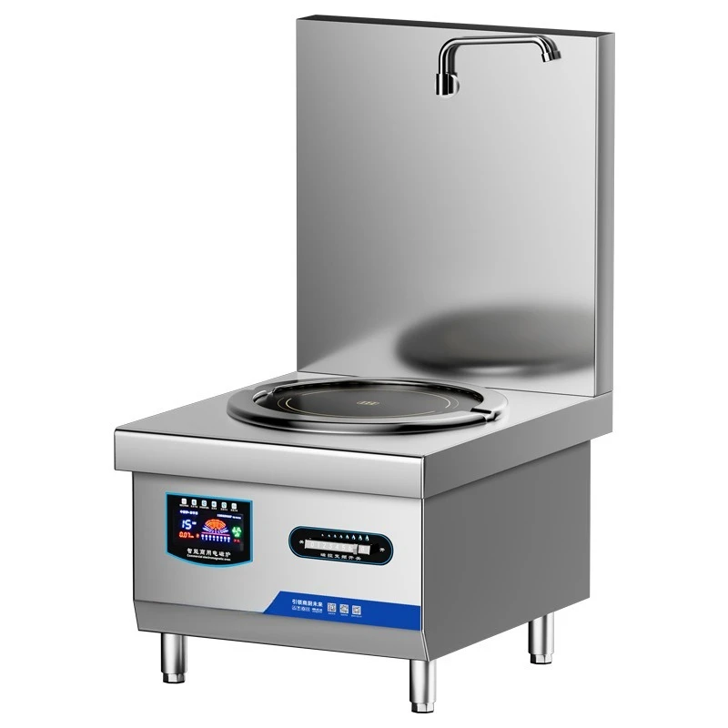 

Commercial high-power induction cooker 8000w flat soup stove 15kW restaurant braised meat vegetable soup low soup stove