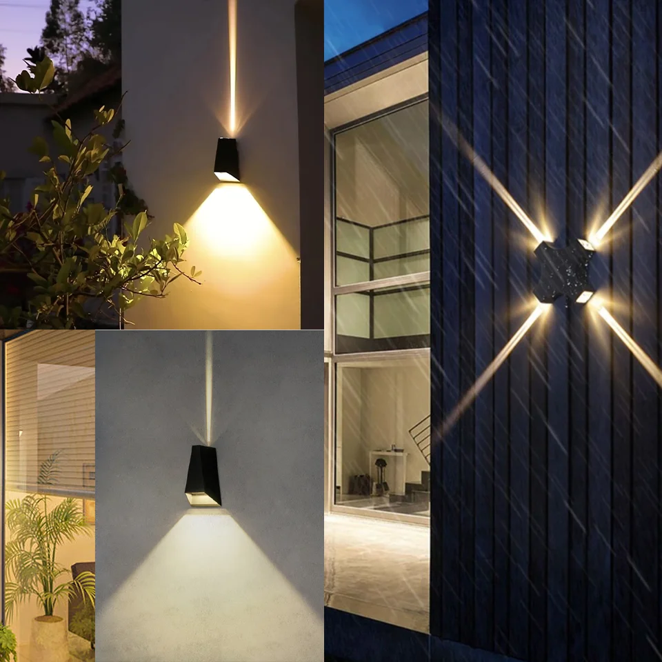 Imagem -05 - Luz de Parede Led Impermeável para Varanda Lâmpada ao ar Livre Decoração de Interiores Jardim e Varanda Ip66 4w 5w w ac 85265v