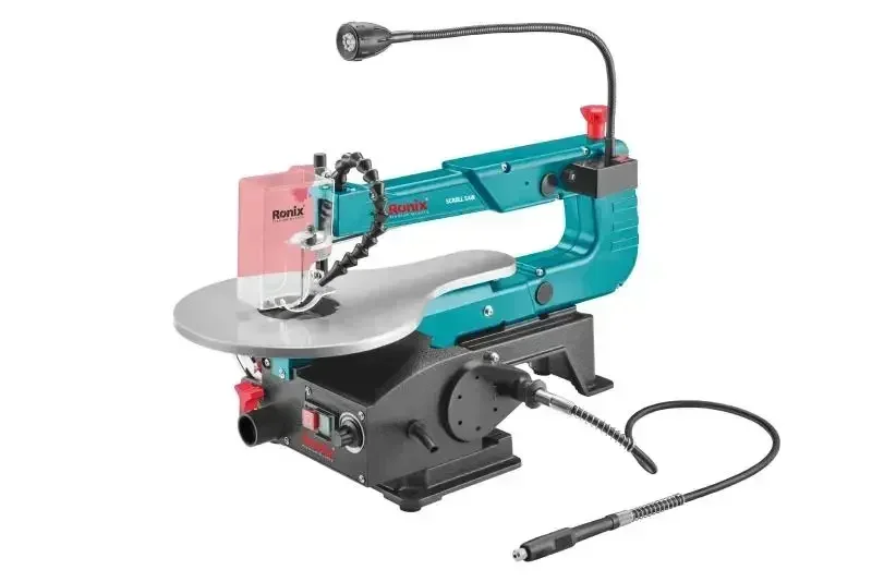 Woodworking Electric Mini Desktop Scroll Saw Machine Aluminum Plastic Acrylic Wood Variable Cutting Speed Multifunctional Saw