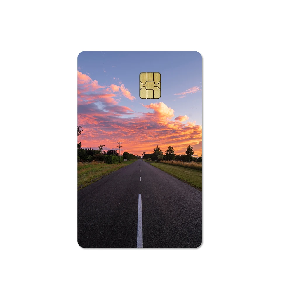 Nature Landscape Bank Card Sticker Decorative Skin Scenic Pattern Card Cover Sticker Creative Wallet Card Waterproof Sticker