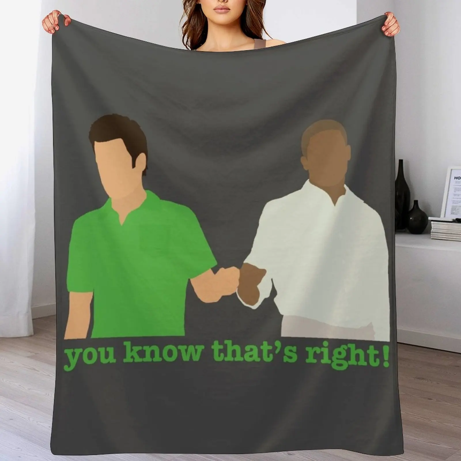 

Psych - you know thatas right Throw Blanket Plaid Soft Plaid warm winter Single Blankets