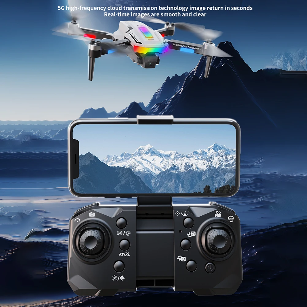 Obstacle Avoidance HD-Drone One Key Take Off/Landing Quadcopters For Beginner Professional