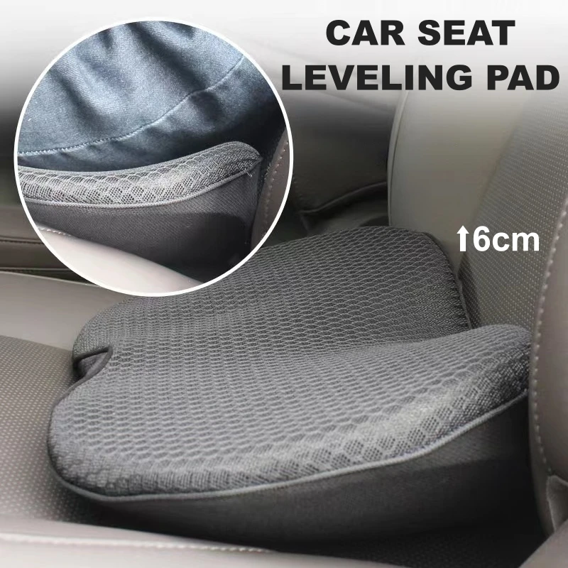 Ergonomic Car Seat Cushion Breathable Lumbar Support Heightening Leveling Pad for Long Distance Truck Driver Auto Seat Cushion