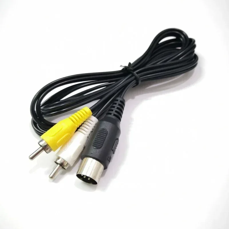 High Quality AV Audio Video Cable for SEGA Mega Drive 1 RCA Cord for Genesis 1 1pcs