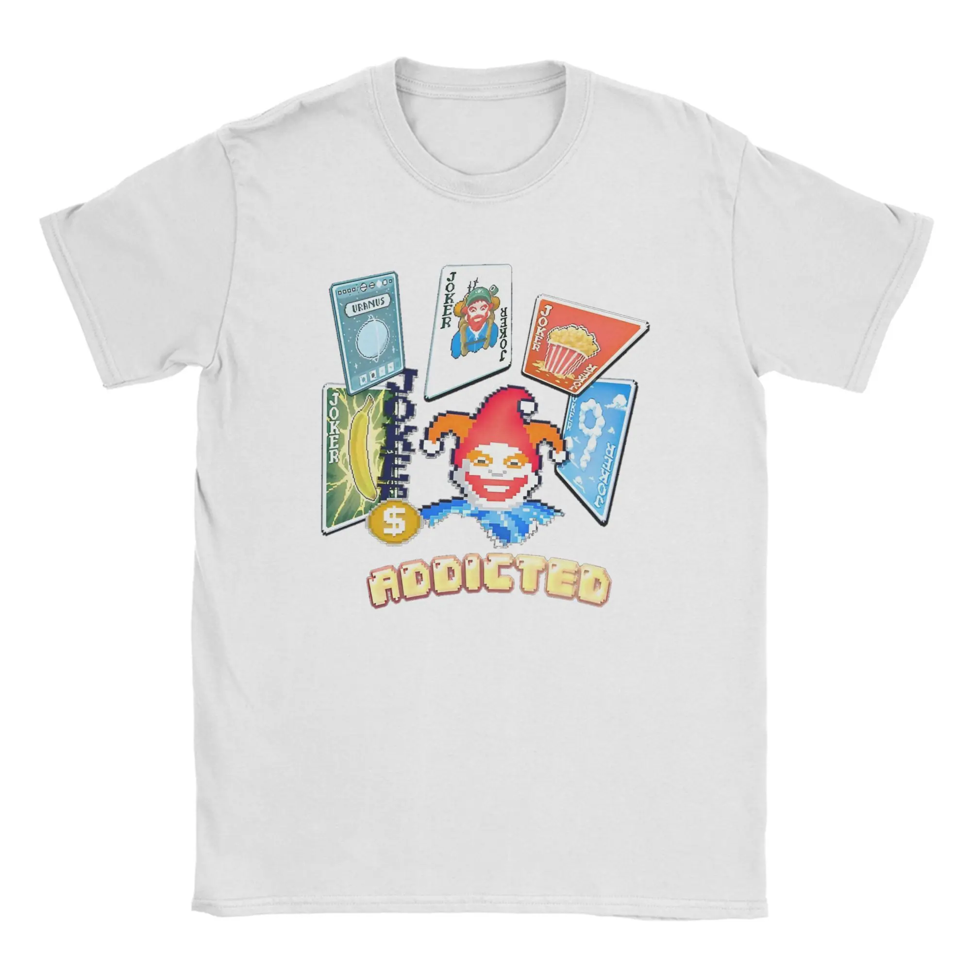 

Men Women Balatro Game Card Joker T Shirt 100% Cotton Graphic Printed T-Shirt Funny Clothing Outfits