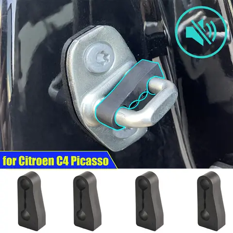 Door Lock Buffer Damper For Citroen C3 C4 C5 DS3 DS4 DS5 Picasso Berlingo Insulation Deaf Creaking Noise Seal Stopper Deadener