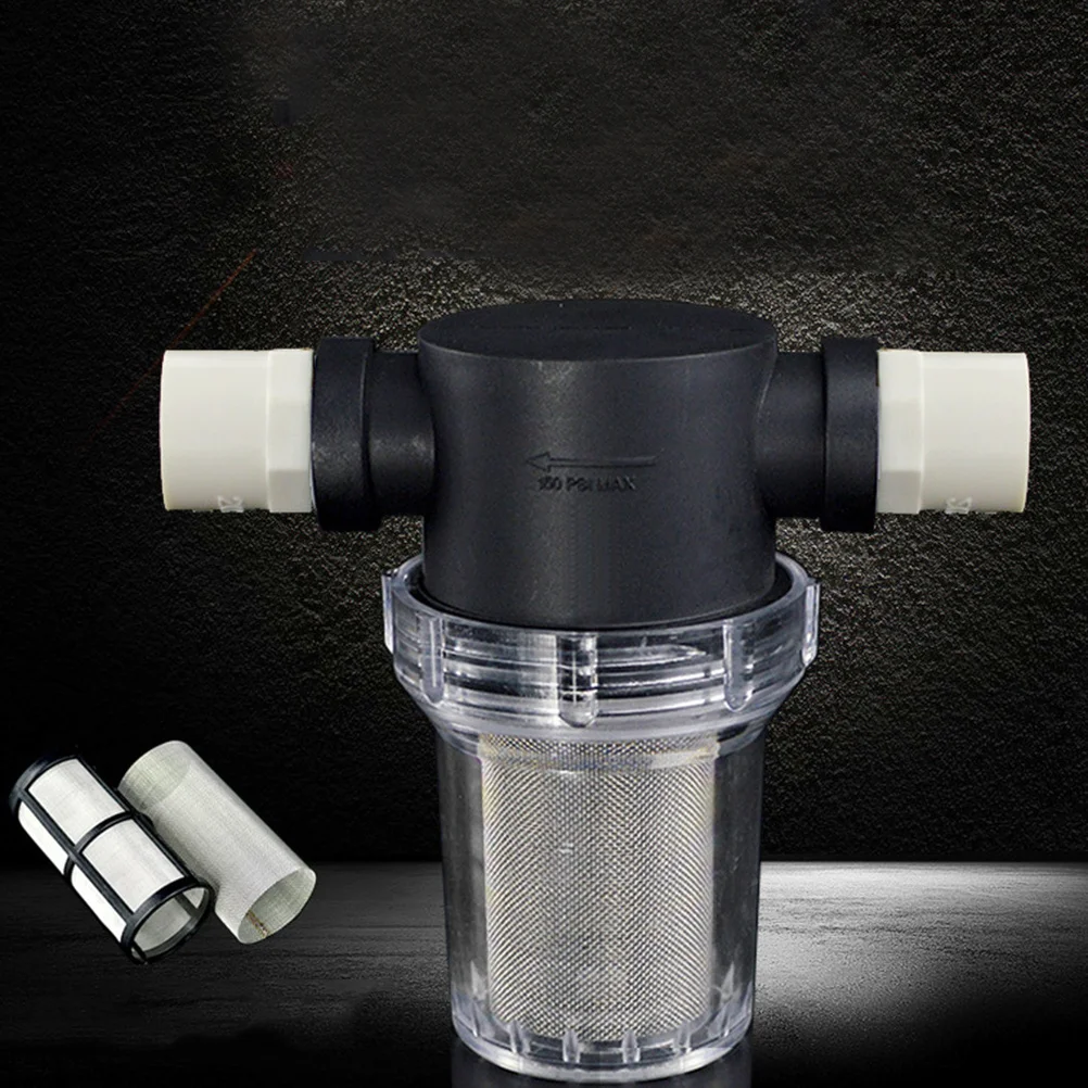 

Washing Machine Water Filter High-Pressure Connection Fitting 20 Pvc 40 Mesh Pressure Washers Garden Supplies Black Mesh