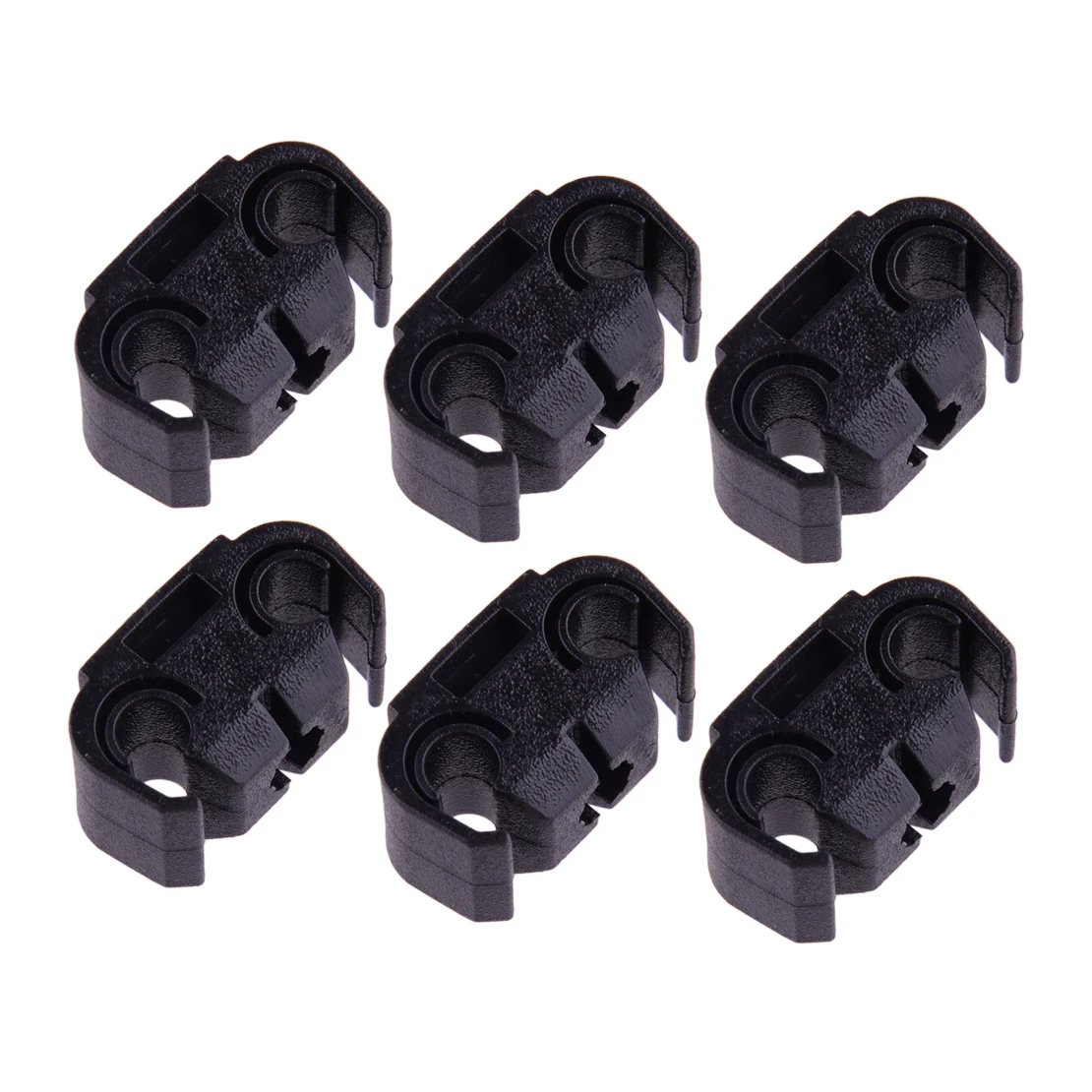 811611797 40Pcs Double Brake Pipe Holder Brake Fixing Line Clip 4.75mm fit for Audi A4 A6 A8 VW Beetle Golf Jetta Passat