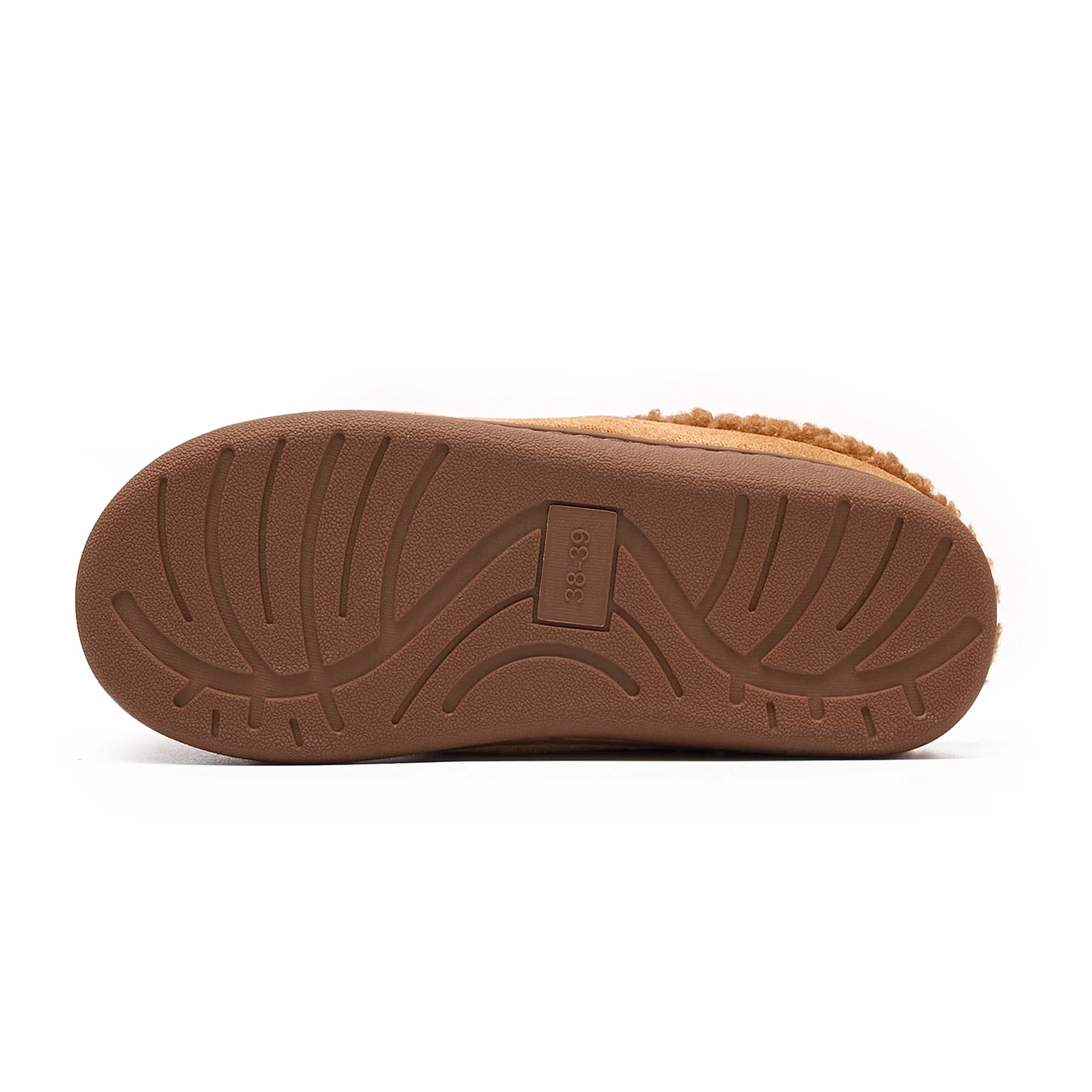 Men's Solid Plush Slippers Warm Fuzzy Fleece Lined Non-Slip Indoor House Shoes for Couples Slip-on Winter Fall Casual Home Daily