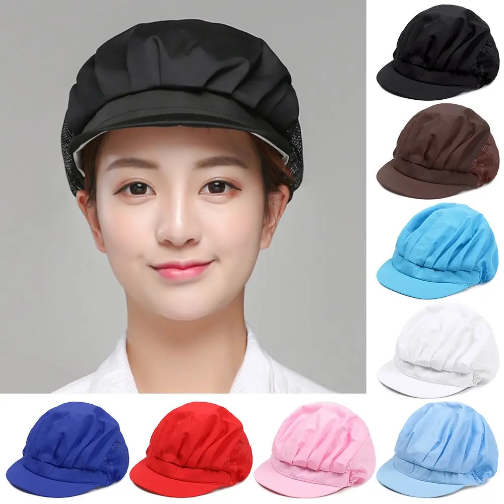 Work Hat Chef Hat Cooking Hygienic Cap Baking Smoke-proof Dust Breathable Mesh Hotel Cook Cap Restaurants Accessories