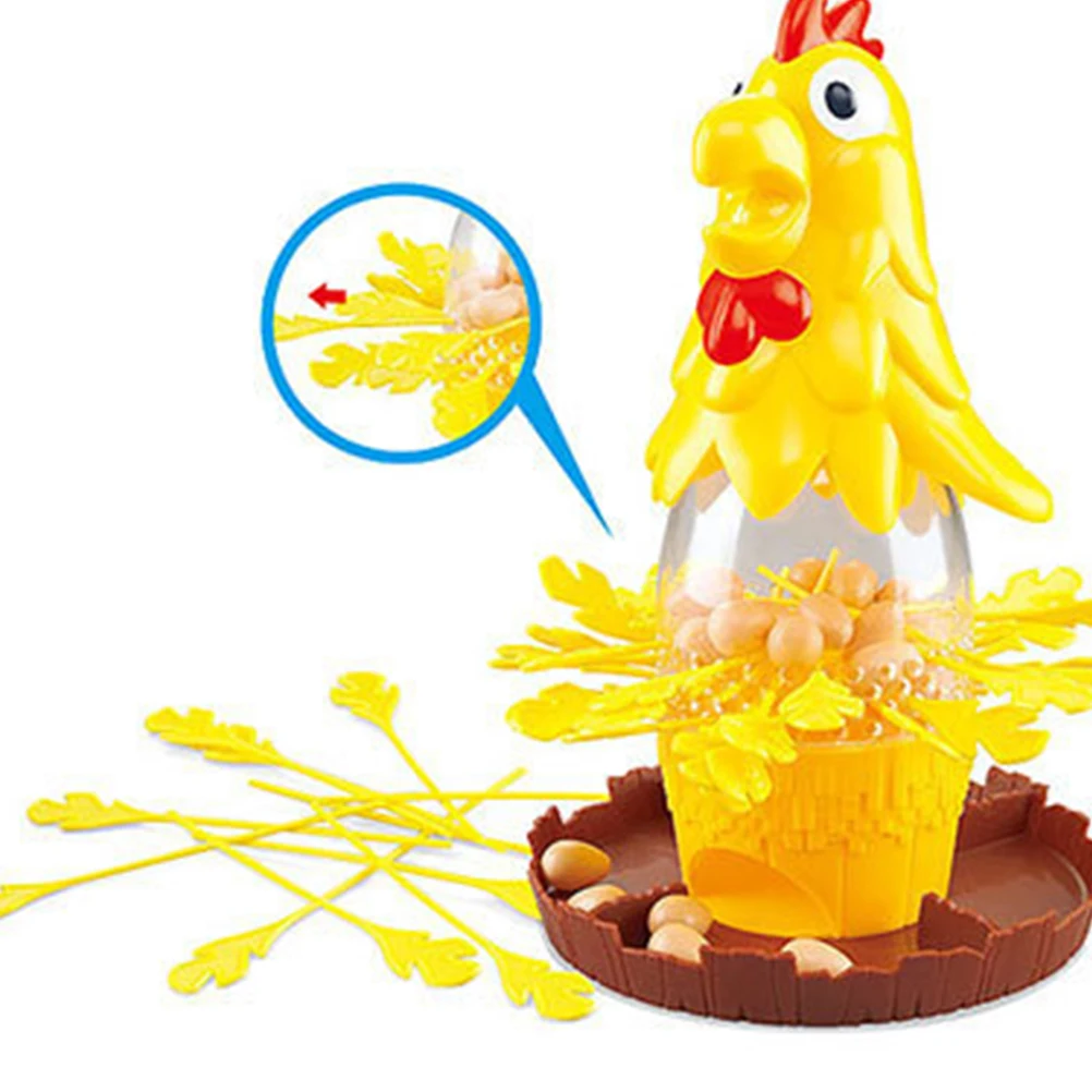 

1pc Interactive Rooster Tabletop Game Kids Educational Toy Lightweight Portable Fun Board Games Parent Child Leisure Play
