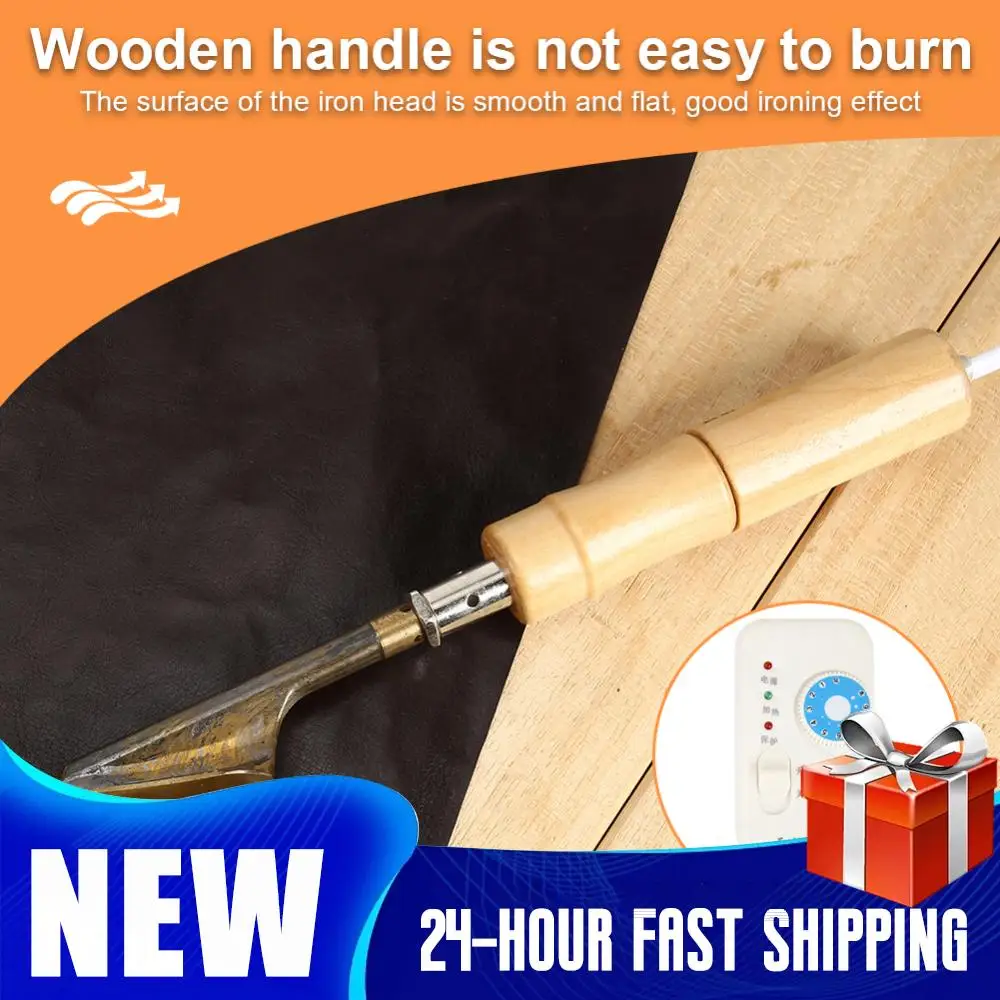 

Mini Electric Iron Gadgets Easily Carrying Lightweight for Leather Clothing Bag Shoes Wrinkle Removal Tool Repair Accessory