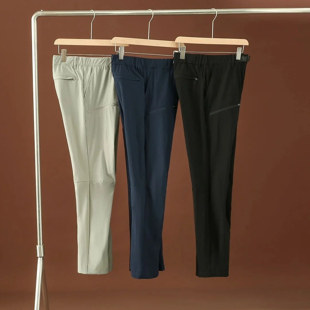 

Высококачественные мужские повседневные брюки для активного отдыха с 3D-кроем, быстросохнущие, дышащие, водоотталкивающие, летние, новые, молодежные, городские, модные