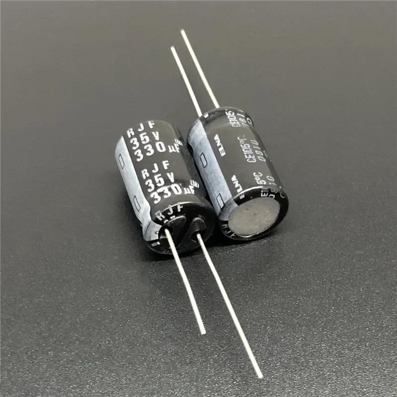 10Pcs/50Pcs 330uF 35V ELNA RJF RJ3 Series 10x16mm 35V330uF Super Low Impedance High Reliability Capacitor for Audio