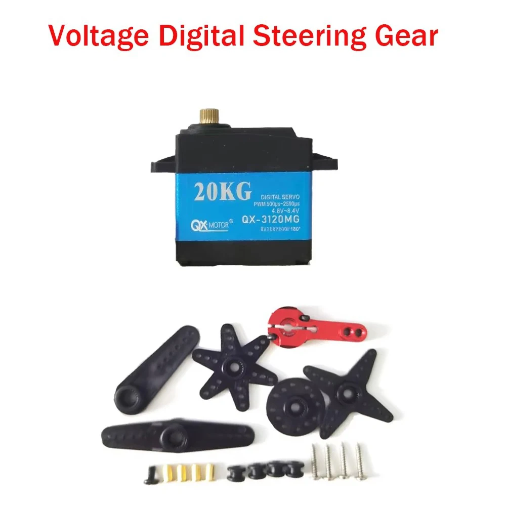 

High voltage Waterproof servo 20KG 25KG 30KG 35kg high speed metal gear digital servo baja servo for 1/8 1/10 Scale RC Cars