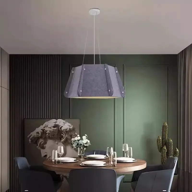 Imagem -03 - Nordic Sentiu Led Pendant Light Sala de Jantar Design Lustres Iluminação Arte Home Decor Pendurado Lâmpada Luminária de Escritório