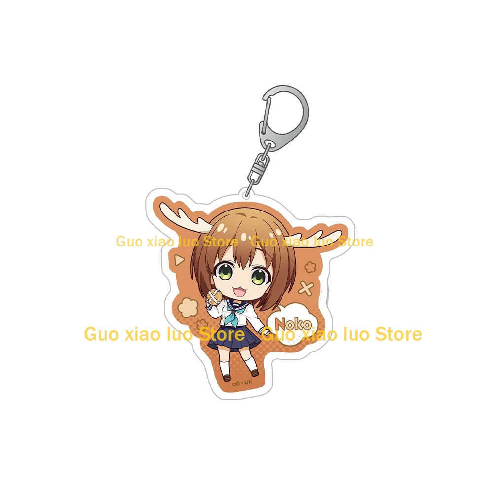 My Deer Friend Nokotan new character Anime Toy Shikanoko Noko Koshi Torako Bashame Meme holiday gift Acrylic keychain pendant