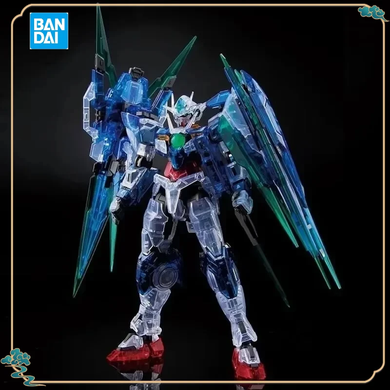 

In Stock Bandai Gundam RG 1/144 BASE LIMITED 00 QAN [ T ] CLEAR COLOR Assembly Anime Action Figure Model Toys Collection Gifts