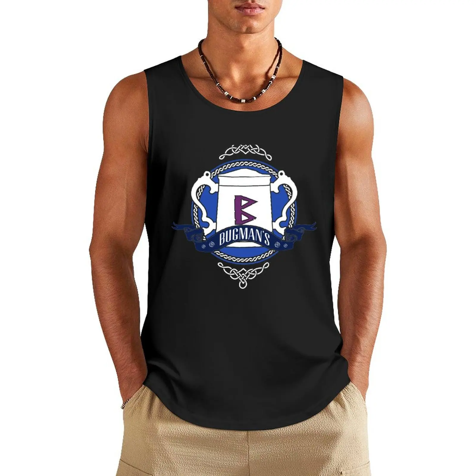 

Bugman's Brewery Tank Top gym t-shirts male top