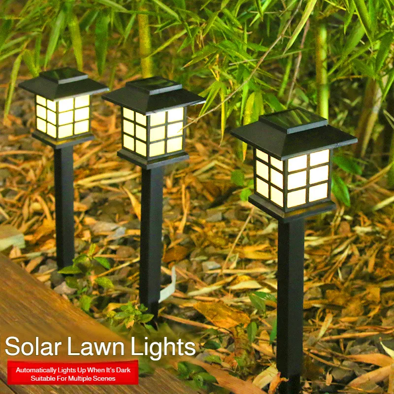 

Outdoor Solar Lawn Lights, Waterproof Mini Lantern Style, Auto Night Light for Garden Patio Yard Walkway Decoration