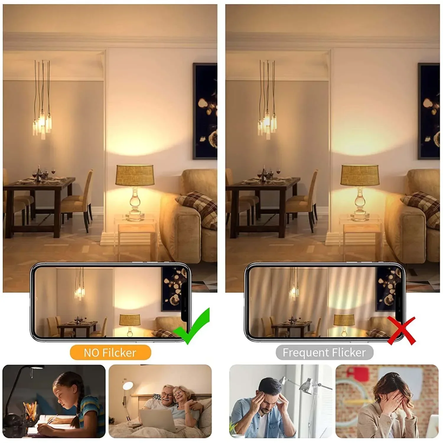 8 pçs 3 pçs lâmpadas led 3w 220v lâmpada led smd2835 sem cintilação holofote quente e fria lâmpada led substituir iluminação halógena para uso doméstico