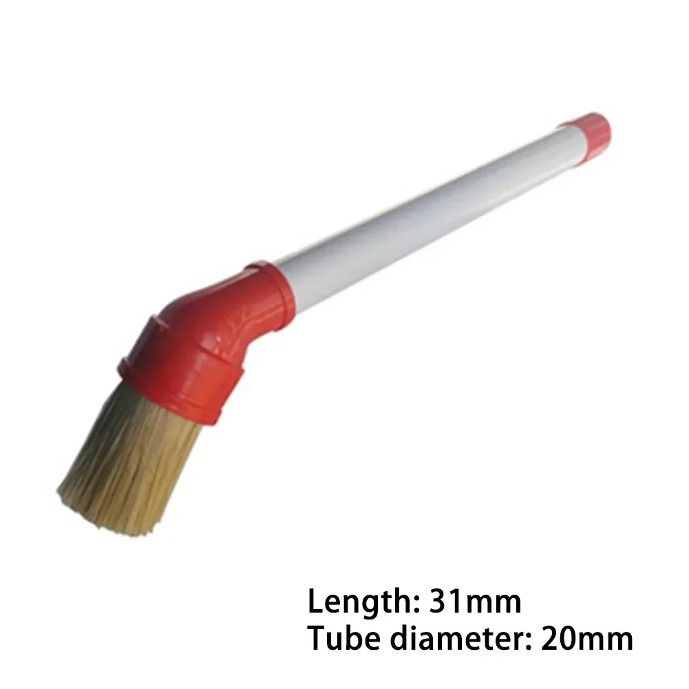 High Quality Brush Applicator Brush Angled Plastic Tire 1PCS 31mm Applicator Brush Automotive Tool Lubrication