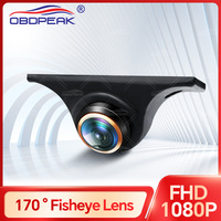 AHD 1080P Car Rear View Camera 170° Fisheye Golden Lens Full HD Night Vision Vehicle Reversing Front Cameras 360 For Dash cam
