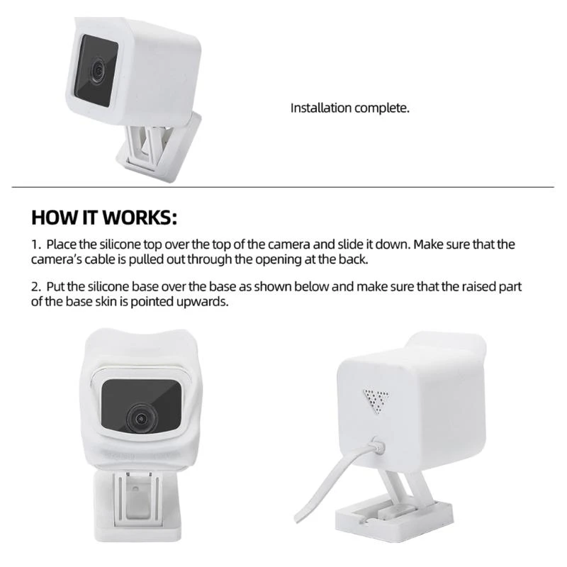 Lightweight Silicone Protector for Intelligent Camera Home and Business Security