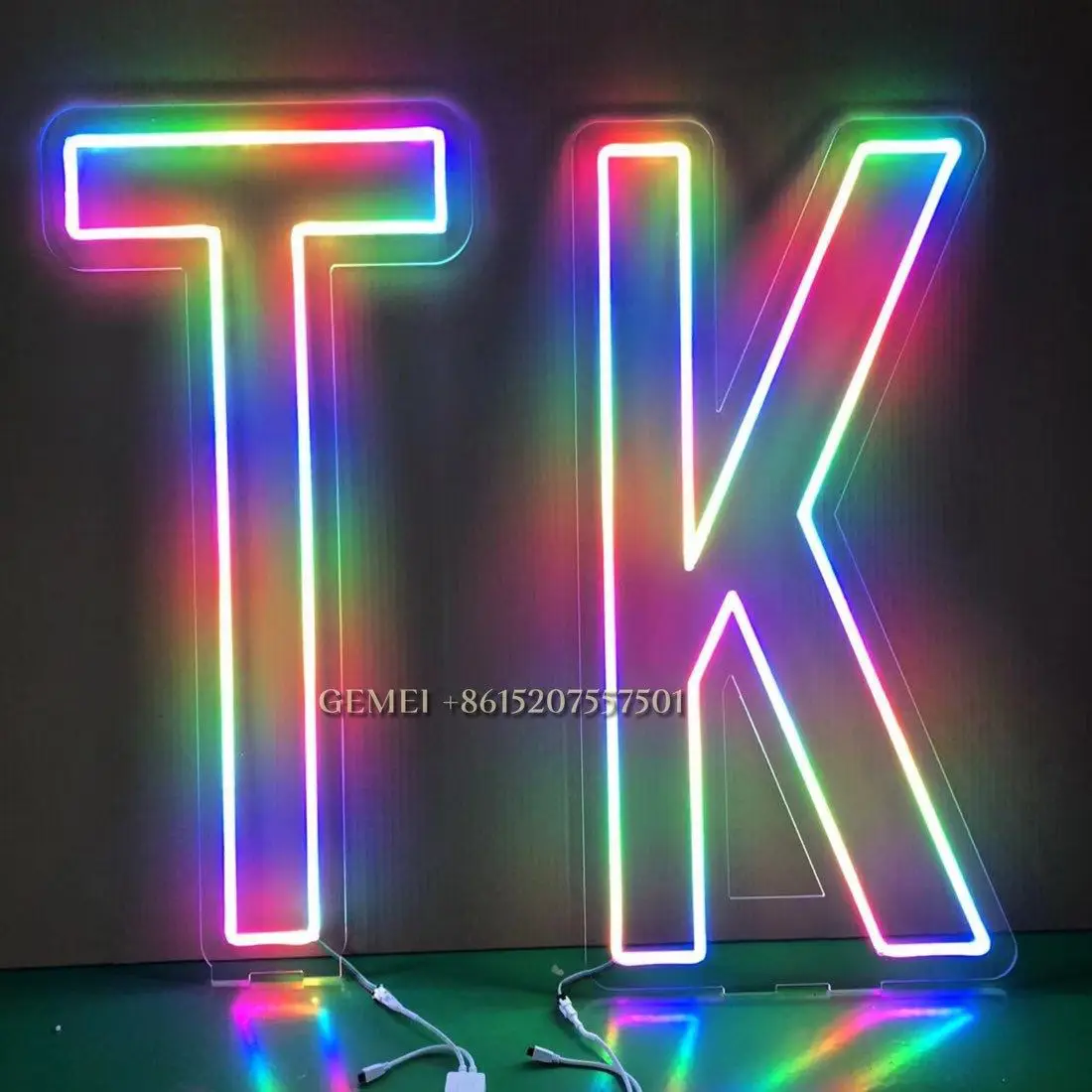 

Dimmable Colorful Illuminated Alphabet Light Sign ABC Alphabet Standing Neon BABY Club Large LED Marquee Letters Sign with Base