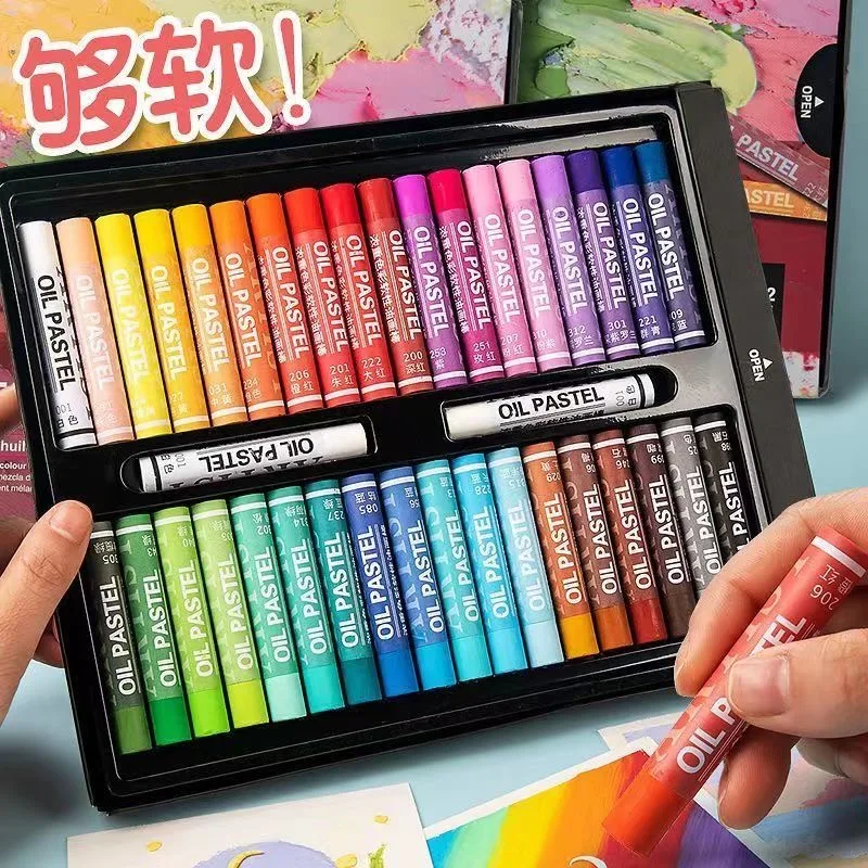 12/48 قطعة من مجموعة عصا الرسم الزيتي فائقة النعومة، أقلام تلوين ملونة معكرونة قابلة للغسل للكتابة على الجدران وفن DIY.