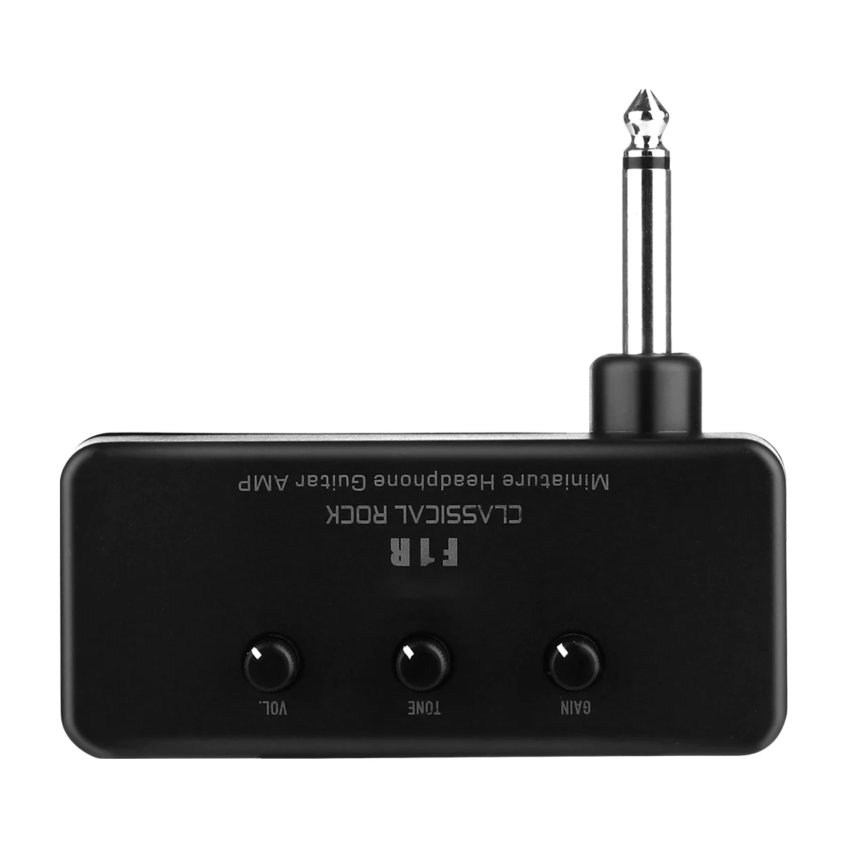 Mini Stereo Headphone Amp Bass Amplifier Pocket Guitar Electric for Plastic Travel