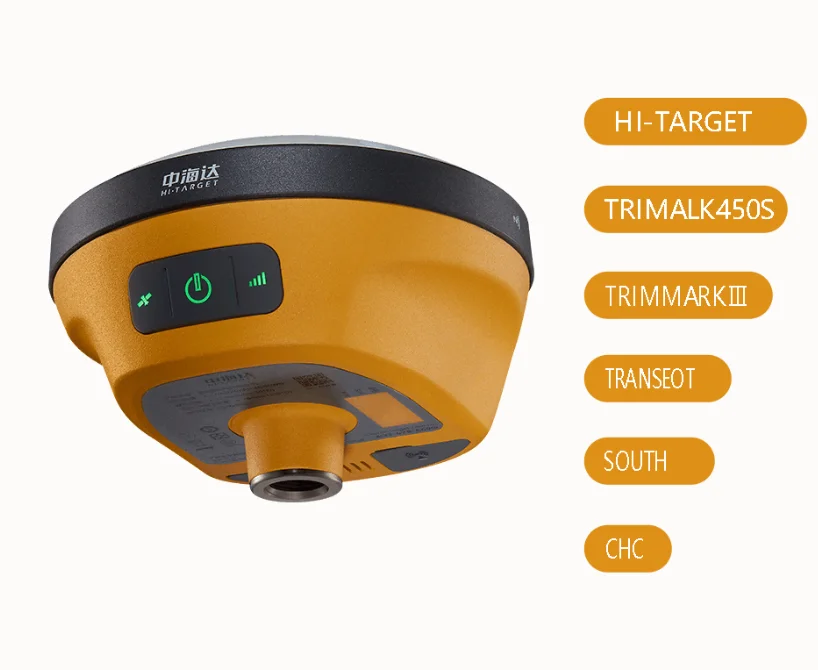High Efficiency Hi-Target New V200 IMU GNSS RTK Receiver GPS Surveying Equipment