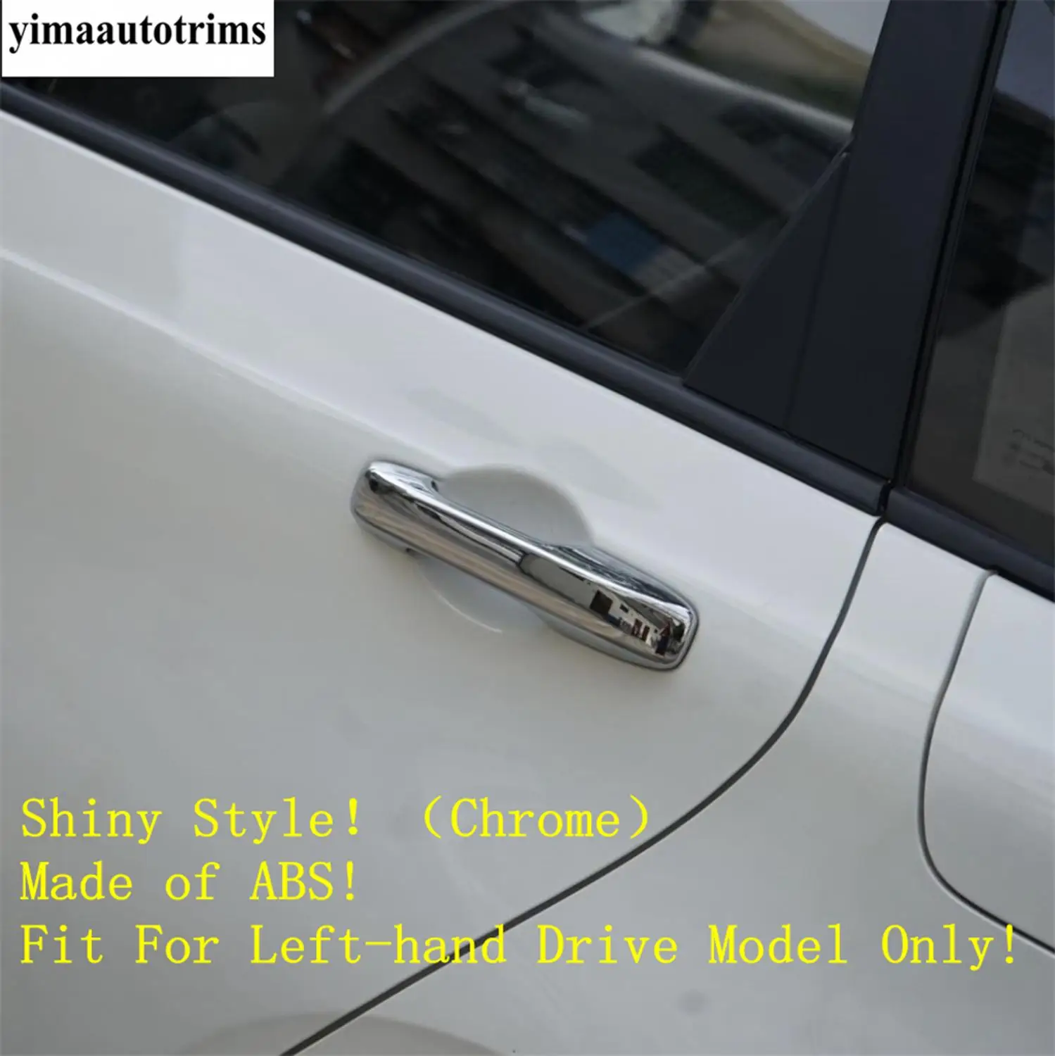 

Car Side Door Handle Decoration Cover Trim For Honda Fit Jazz GR 2020 - 2025 ABS Chrome / Carbon Fiber Accessories Exterior Kit